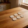 Handmade Bohemian Crochet Coasters (6PCS) view 2