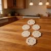 Handmade Bohemian Crochet Coasters (6PCS) view 3