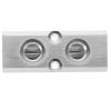 Levemolo Pneumatic Manifold Block, Iron and Zinc Alloy, Silver view 1