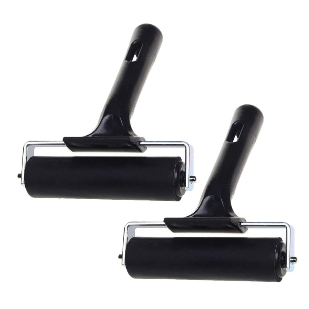 Homoyoyo Plastic Brayers, 2-Pack, with Ergonomic Handles