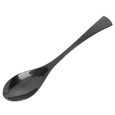 Black Stainless Steel Tablespoon, Simple Hotel Tableware