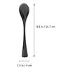 Black Stainless Steel Tablespoon, Simple Hotel Tableware view 2