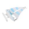 Operitacx Mediterranean Nautical Sailboat Model Decor view 1