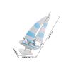 Operitacx Mediterranean Nautical Sailboat Model Decor view 2