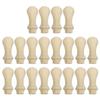 Artibetter 20-Piece Beige Wax Seal Stamp Handles view 1