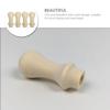 Artibetter 20-Piece Beige Wax Seal Stamp Handles view 3