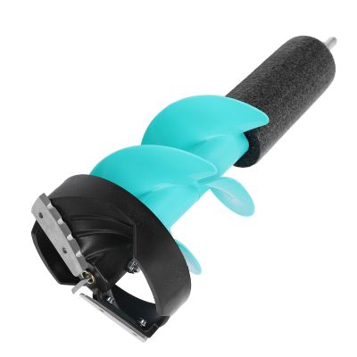 AKLOSIPY 6-Inch Electric Ice Auger Kit with Sharp Blades, Auger Bit and Positioner