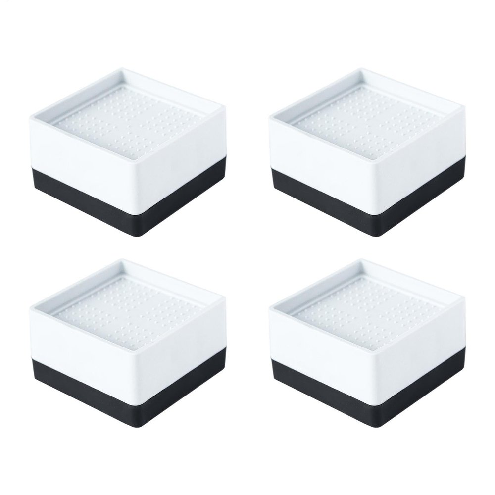 4-Piece Square Furniture Riser Feet