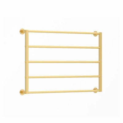 5-Tier Metal Rack for Gift Wrap, Wall-Mounted, Gold