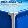 JINGSHIQIAOPL Foldable PVC Fish Pond with Galvanized Steel Frame, Drain Valve Included, 300 x 200 x 50 cm view 4