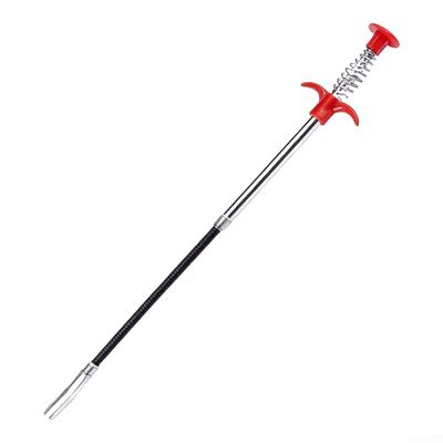 Drain Cleaning Tool with Four-Claw Grip Design