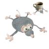 Cute Desk Coasters | Fun 3D Knitted Protection Decor | Turtle Coaster Mat view 1