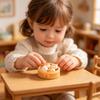 Mini Bun Statue - Realistic Hanging Food Ornaments view 3
