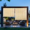 Aotaxoye Weatherproof Bamboo Roller Blind view 3