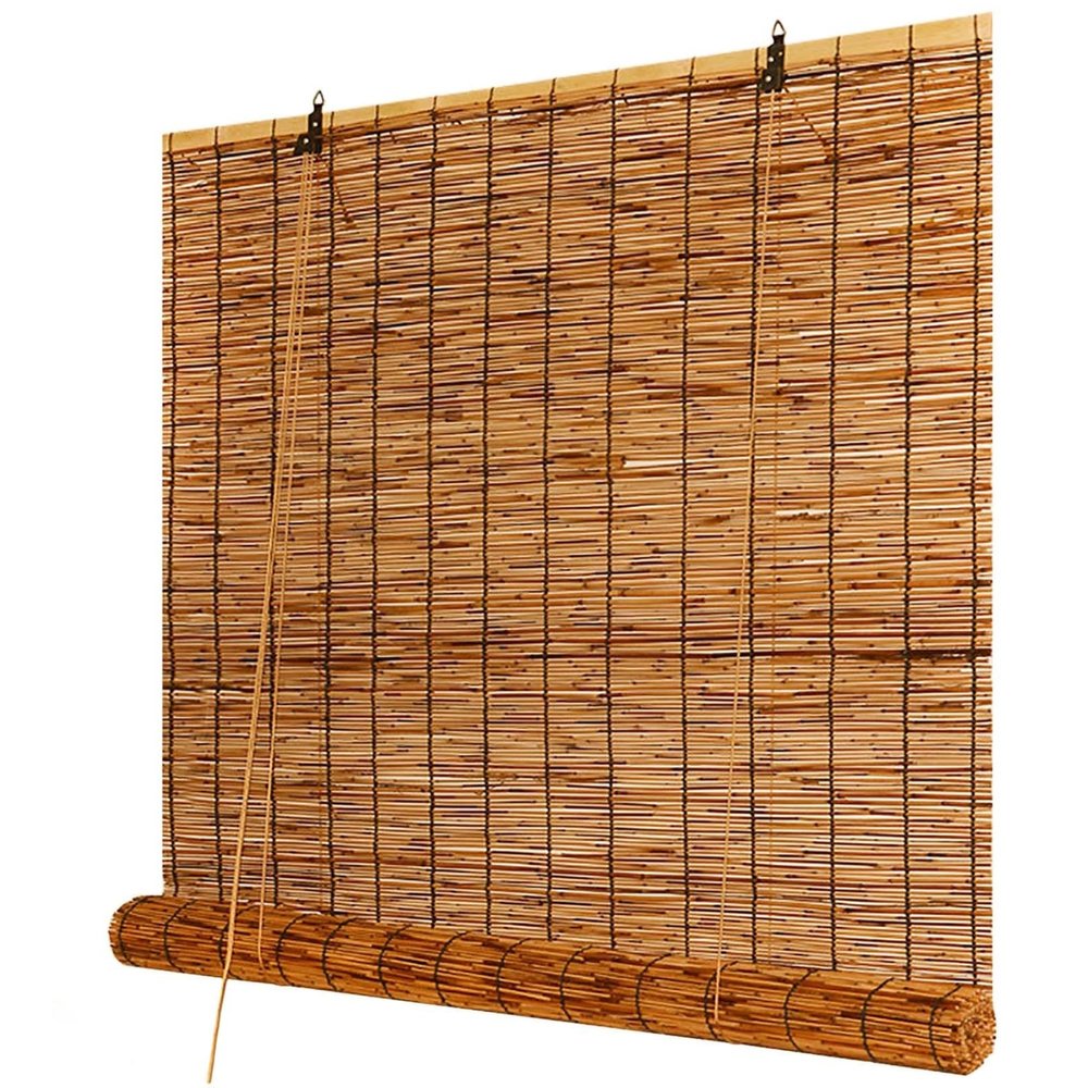 Aotaxoye Bamboo Roller Shade for Outdoor