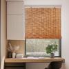 Aotaxoye Bamboo Roller Shade for Outdoor view 4