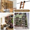 GDMDPTE Ladder Mounting Kit, 13.1 ft Carbon Steel Track System with Rollers (Ladder Not Included) view 3