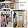 GDMDPTE Ladder Mounting Kit, 13.1 ft Carbon Steel Track System with Rollers (Ladder Not Included) view 4