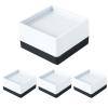 Furniture Risers for Legs, 4-Piece Set, Square Furniture Leg Extenders view 1