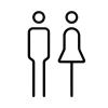 Toilet Signs for Business view 1