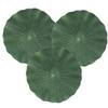 Lifelike Floating Lotus Leaves, 3-Piece EVA Set, Green, for Ponds view 1