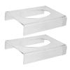 TOYANDONA 2-Pc. Acrylic Rugby Ball Display Stands with Stable Base view 1