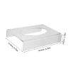 TOYANDONA 2-Pc. Acrylic Rugby Ball Display Stands with Stable Base view 2