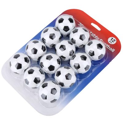 AKLOSIPY 12-Piece Table Soccer Replacement Ball Set, 36 mm