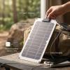 Fdit Portable 20 W Monocrystalline Solar Panel Charger with Two USB-C Ports view 3