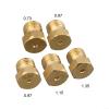 5-Piece Brass Gas Burner Nozzle Set for LPG Conversion view 4
