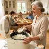 Rice Serving Spoon | Heat-Resistant Eggshell Design view 3