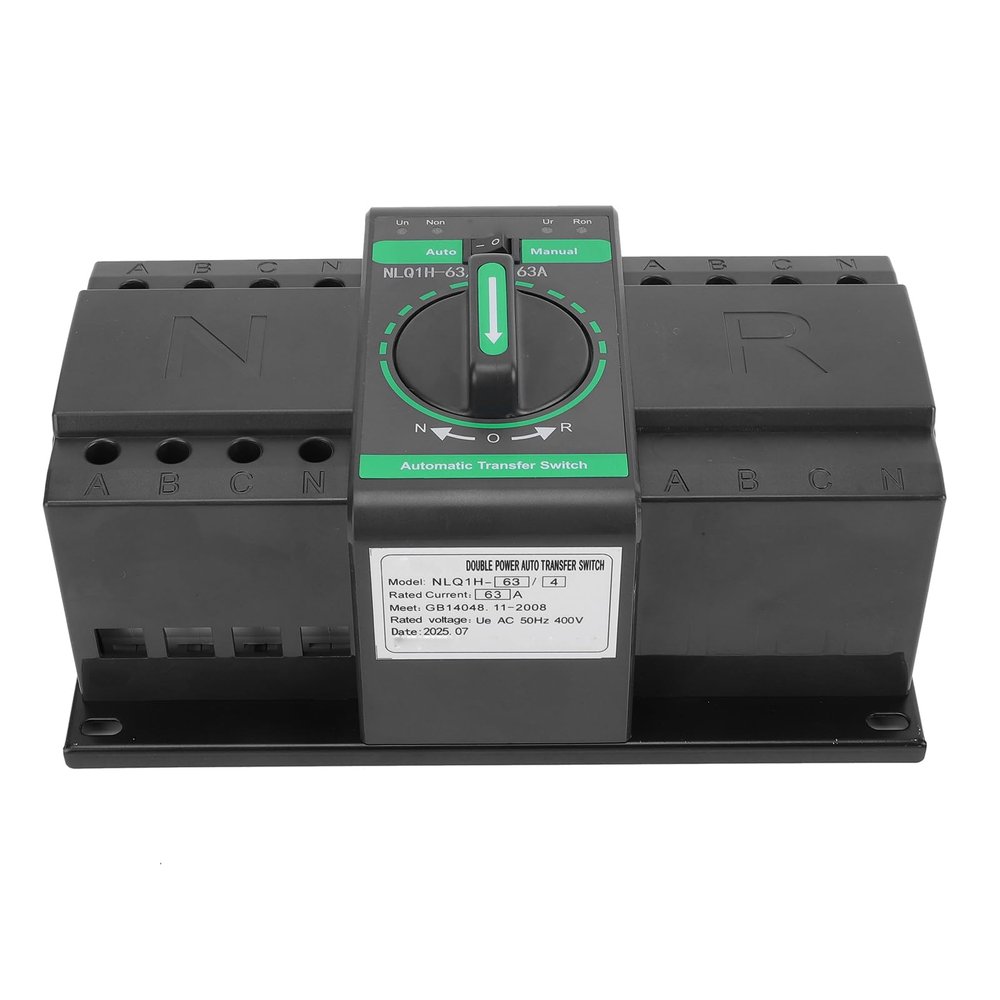 Hyuduo Automatic Dual-Power Transfer Switch with Flame-Retardant PC Housing