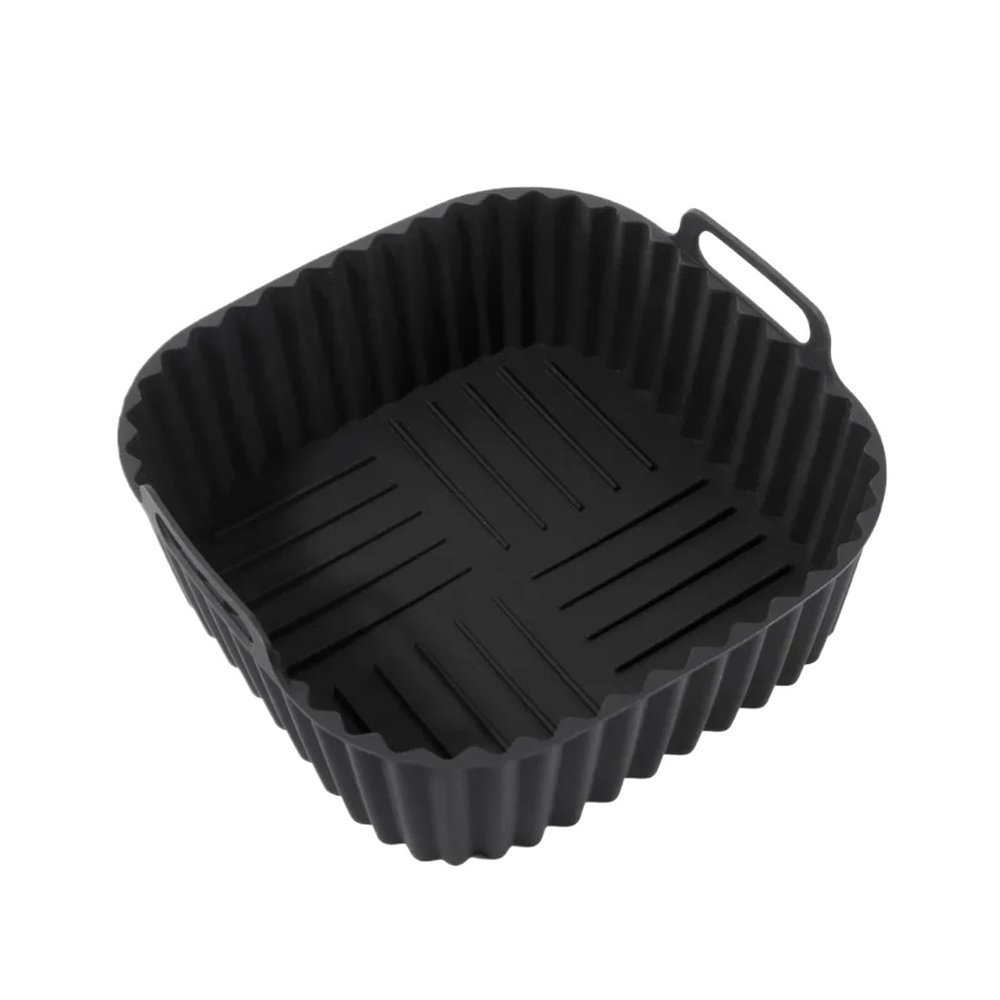 Reusable Square Nonstick Silicone Liners for 4–7 QT Air Fryers