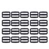 MOKKHNB 20 Pack Plastic Cord Locks with Spring Black view 1
