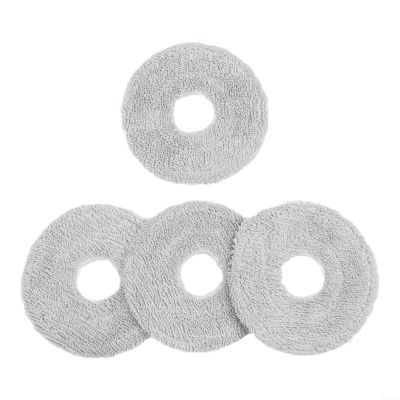 BlesConi Microfiber Mop Pads for Dreama L10 L20 L40 L50 X40 X50 Series, Reusable, Washable, 4 Pack