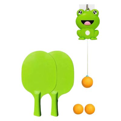 KIOALXZ Portable Interactive Tennis Trainer for Children, Ideal for Indoor Coordination Exercises and Hanging, Button-Operated Mounting