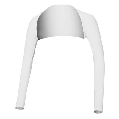 White Polyester Arm Sleeve, Size L, Women's, Summer