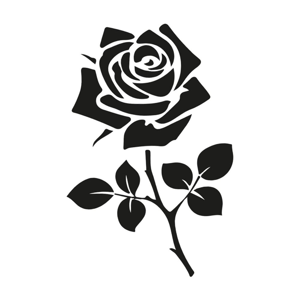 Unique Fun Toilet Sticker with Flower Pattern