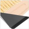 CLISPEED 2-Piece Small Iron and Beech Wood Dustpan and Brush Set for Keyboards and Computer Vents view 3
