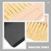 CLISPEED 2-Piece Small Iron and Beech Wood Dustpan and Brush Set for Keyboards and Computer Vents view 4