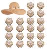 Beaded Buttons | 20 pcs Decorative Faux Multi-Functional Embellishments view 1