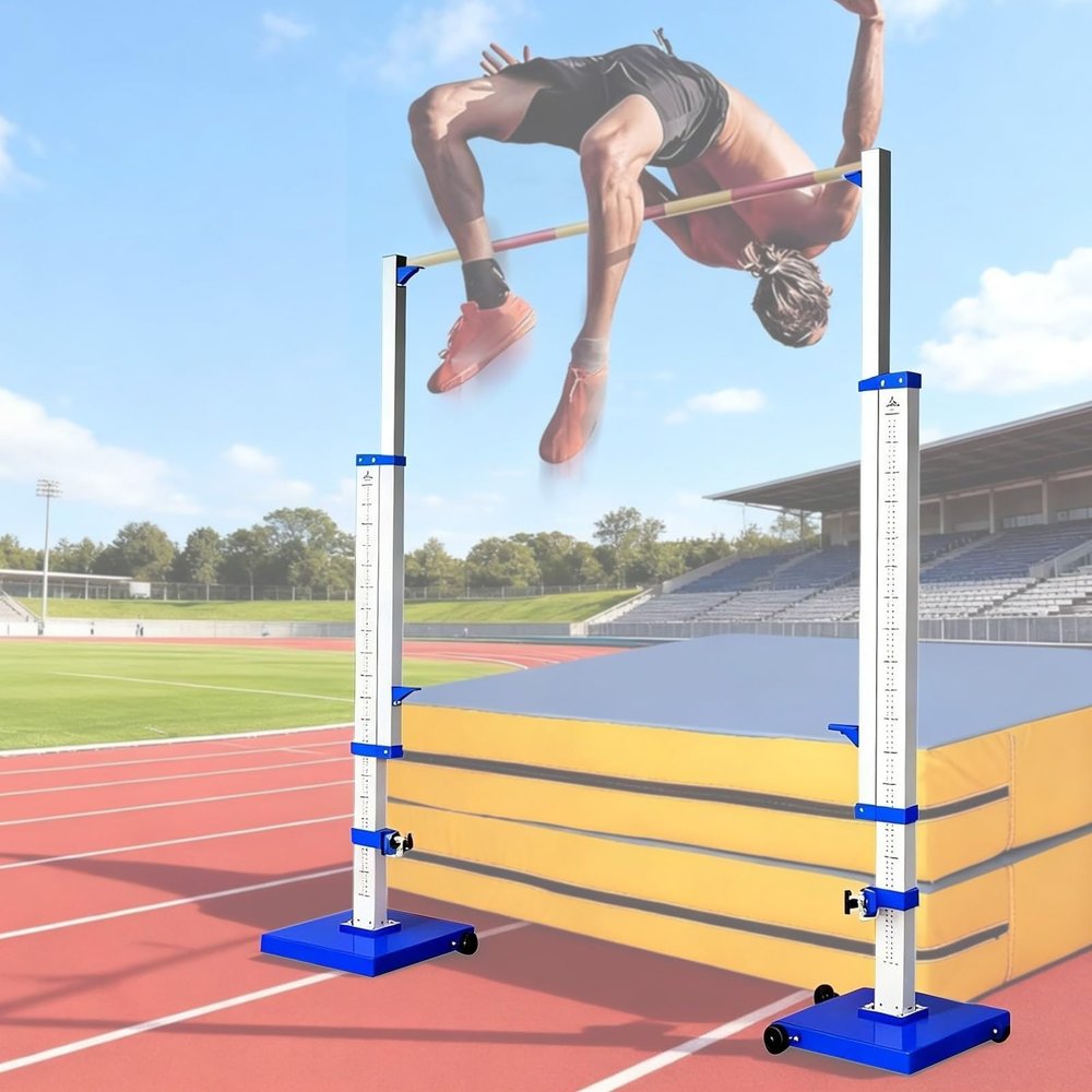 Adjustable High Jump Stand for Track and Field