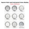 Labor Gravel Test Sieve, 30 cm Diameter, Stainless Steel, with Pan and Lid view 3