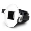 zhuguiming LED Deep-Recessed Spotlight with Narrow Trim, Glare-Free, for Living Rooms and Hotels, No Secondary Light, Accent Wall Lighting, Small Recessed Spotlights (Natural White, Type B-Round, 7W) view 1