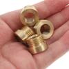 Zerodeko Reducing Fitting, 8-Piece M10 Thread Adapters, Copper-Plated Metal, for Lamp Socket Installation and Repair view 4