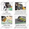 Hot and Cold Tape Cutting Machine for Textiles, Webbing, Leather, Straps and Laces view 4