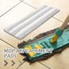 STOBAZA 5 Reusable Microfiber Floor Mop Heads with Self-Adhesive Design and Stylish Stripe Pattern, Washable Replacement Pads for Wet and Dry Cleaning at Home view 3
