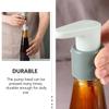 HINTRMENT 1 Set Green Ketchup Bottle Nozzles with Reusable Metal Press view 3