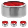 Gadpiparty Stainless Steel Wine Bottle Rings, Portable, Spill-Proof, Elegant Silver Finish, 4 Pieces view 1