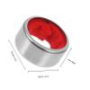 Gadpiparty Stainless Steel Wine Bottle Rings, Portable, Spill-Proof, Elegant Silver Finish, 4 Pieces view 2